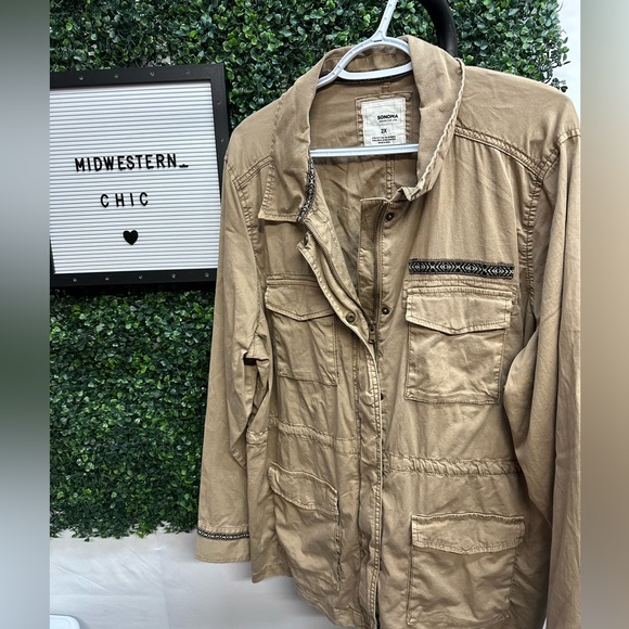 Sonoma Jackets & Blazers - Sonoma Utility Jacket khaki